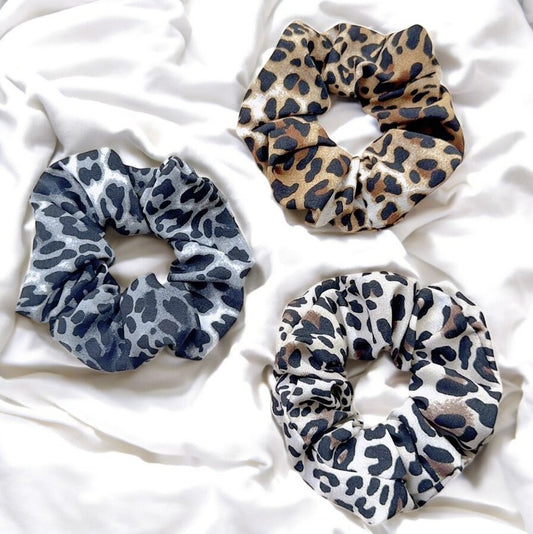 Lot de 3 élastiques léopard