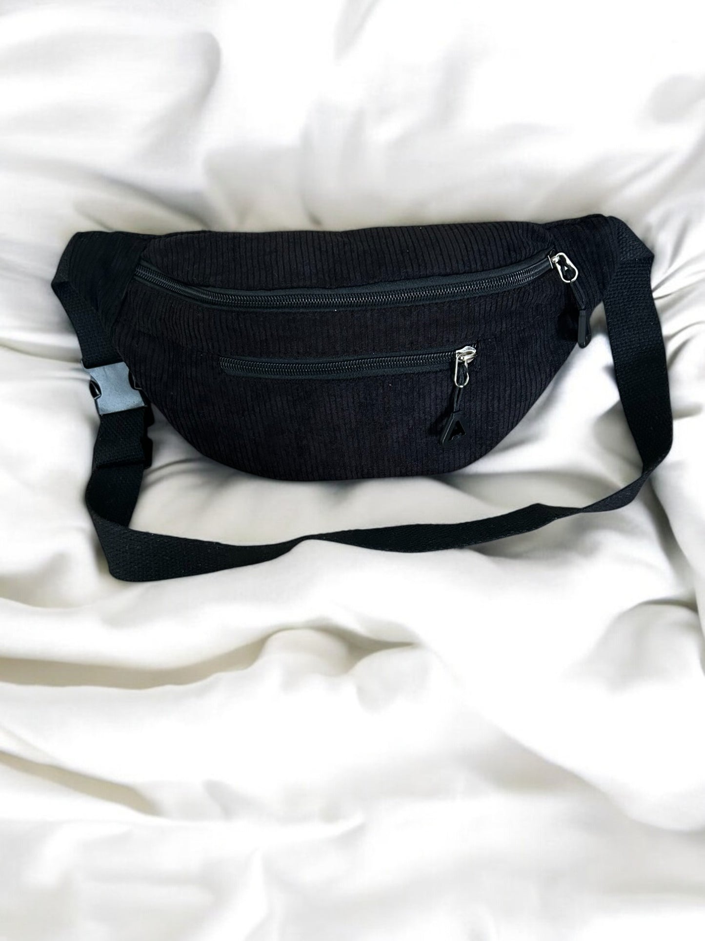 Sac banane velours côtelé femme