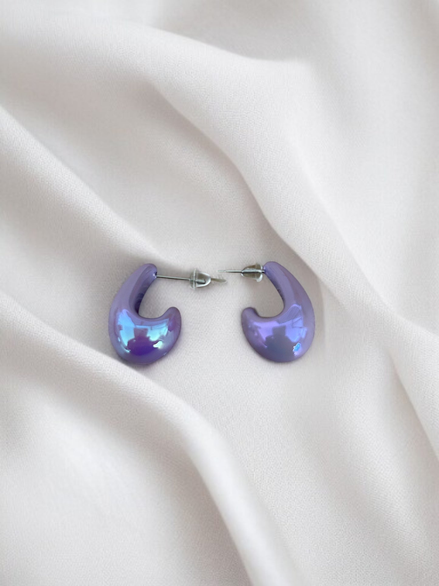 Boucles d'oreilles gouttes avec fermoir