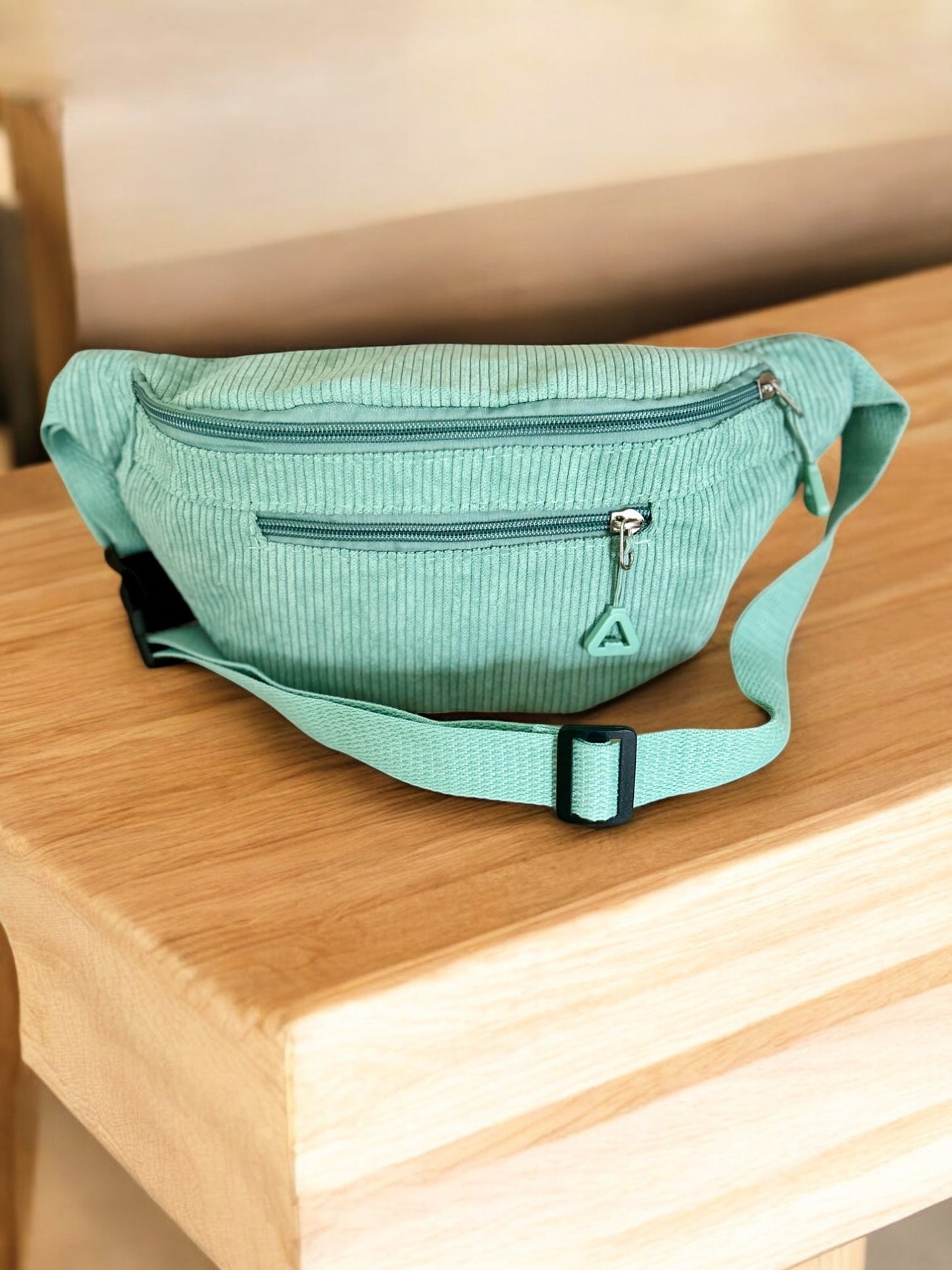 Sac banane velours côtelé femme