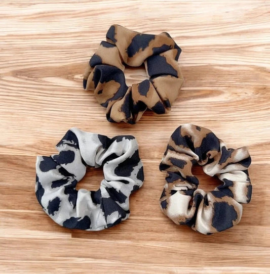 Lot de 3 élastiques léopard