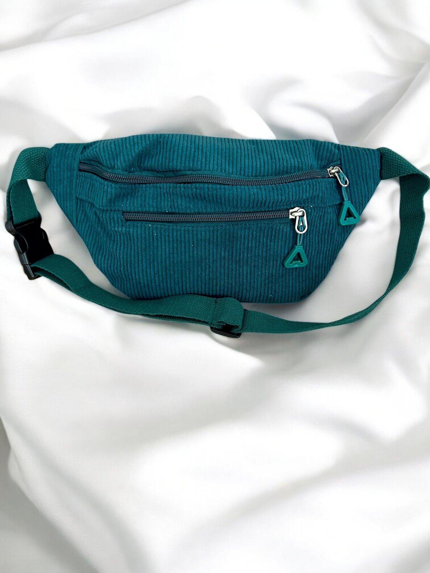 Sac banane velours côtelé femme