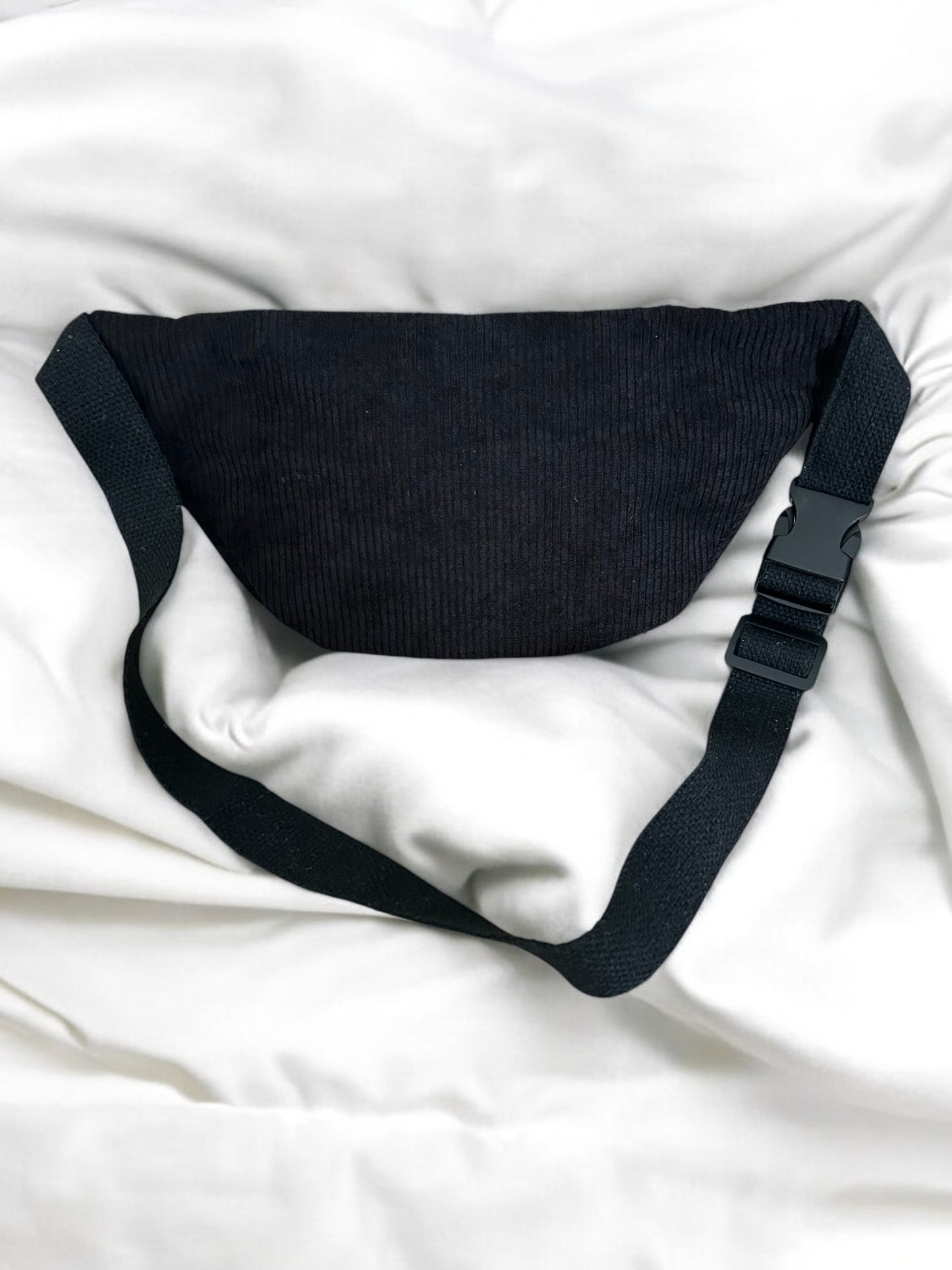 Sac banane velours côtelé femme
