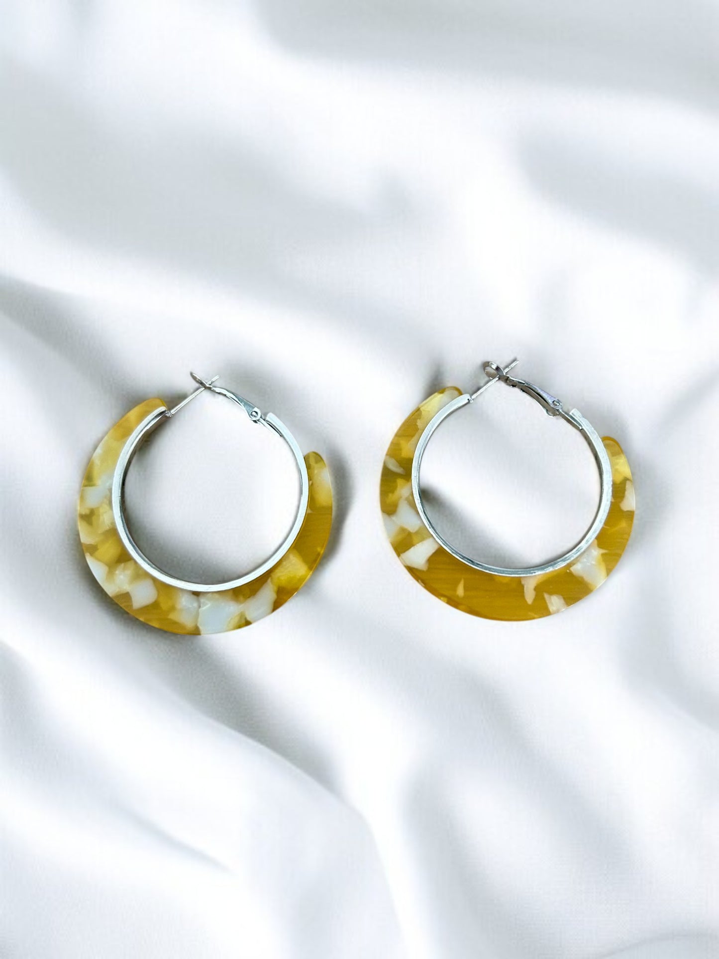 3 POUR 4 !! Boucles d'oreilles créoles argentées