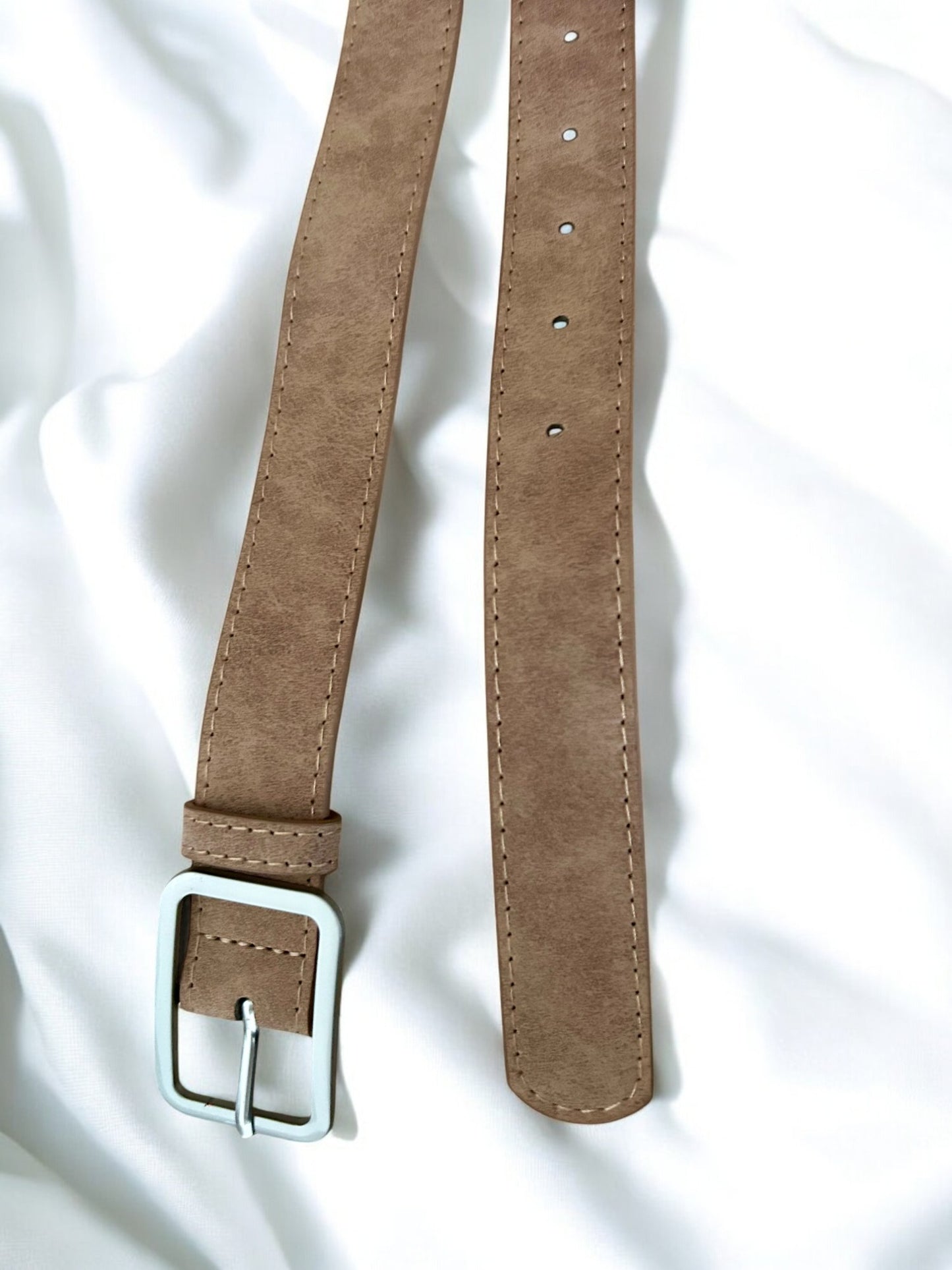 Ceinture léopard femme marron clair taupe