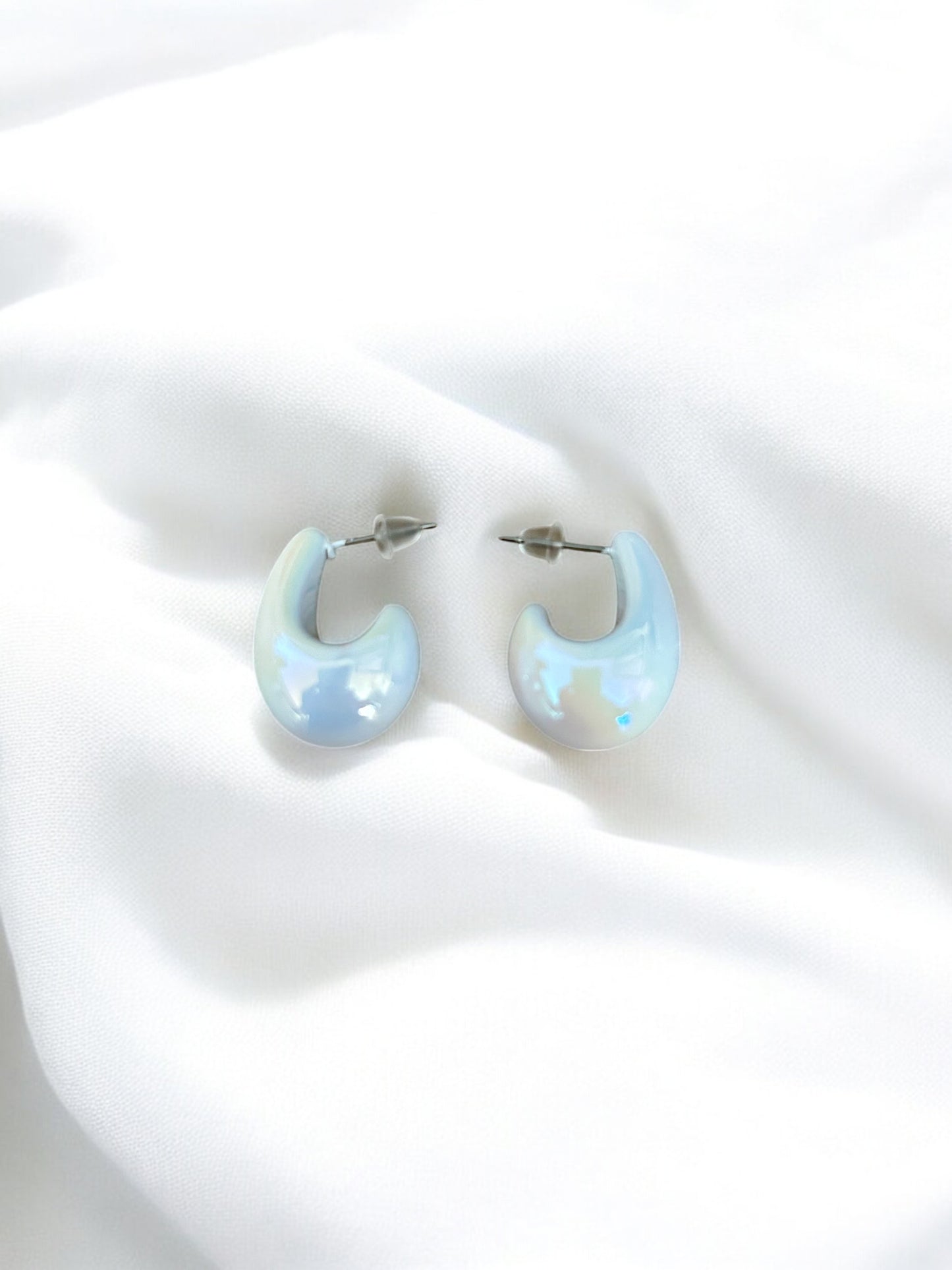Boucles d'oreilles gouttes avec fermoir