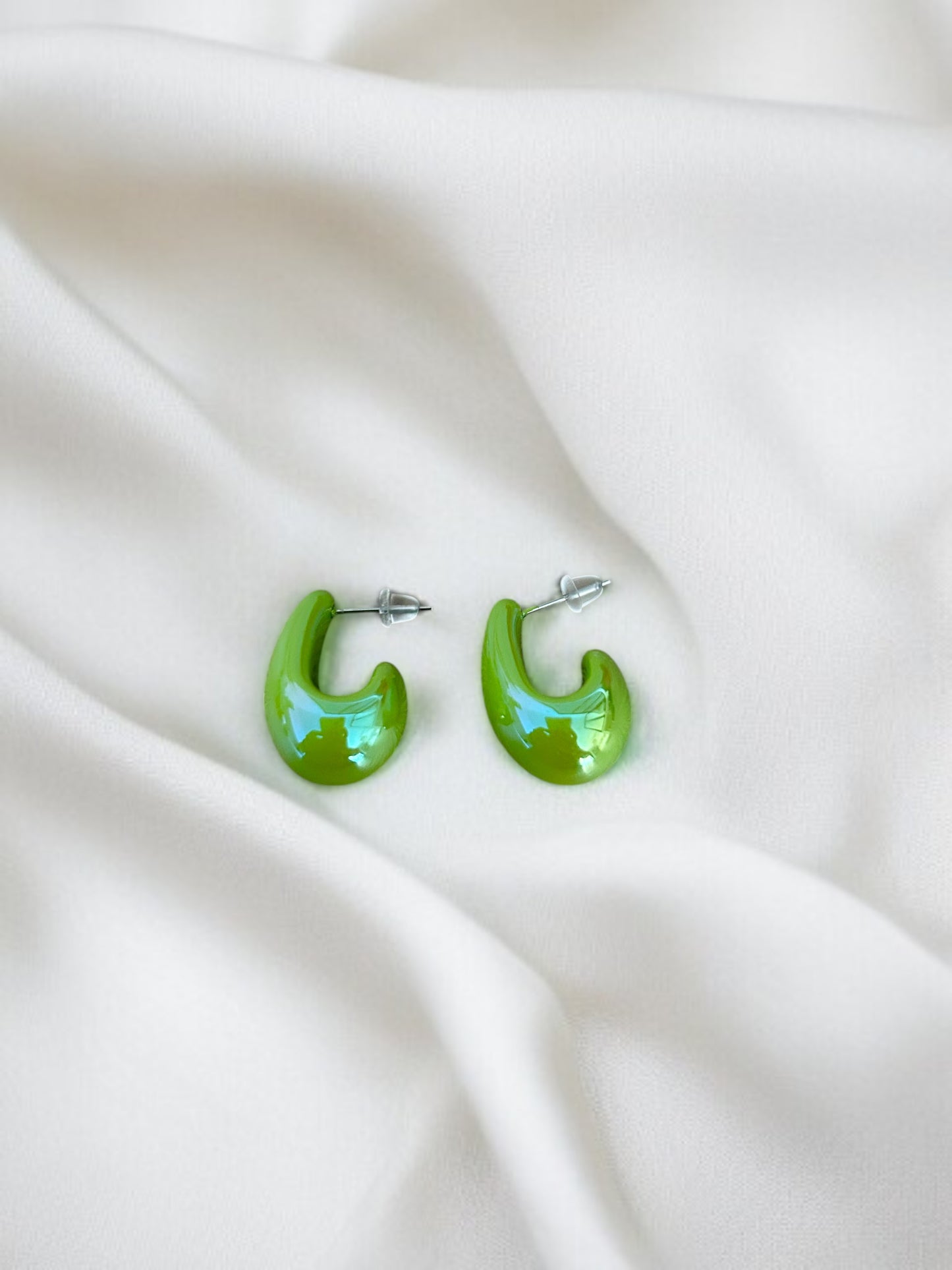 Boucles d'oreilles gouttes avec fermoir