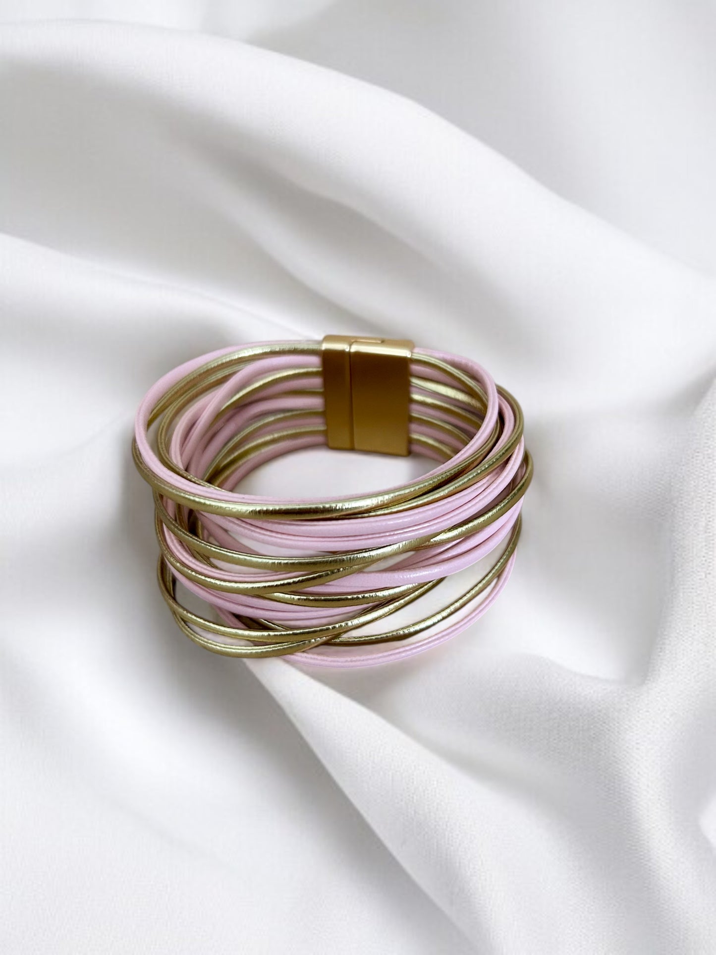 Manchette dorée bronze ou rose gold